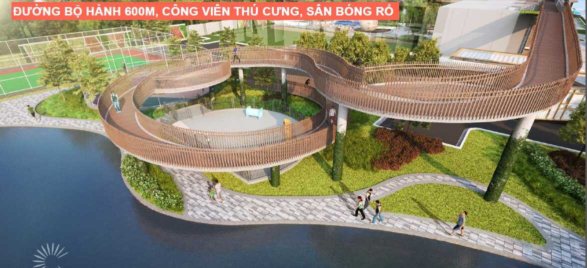 Khu tản bộ Celesta Rise Nhà Bè
