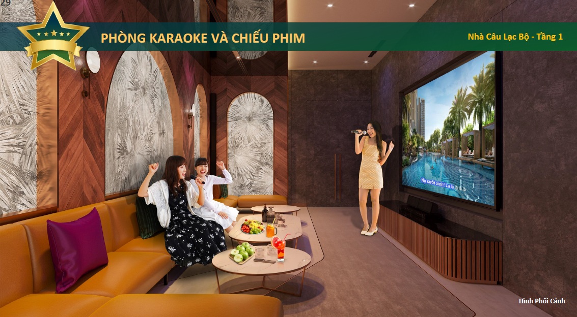 phòng karaoke và phim tại Celesta Heights