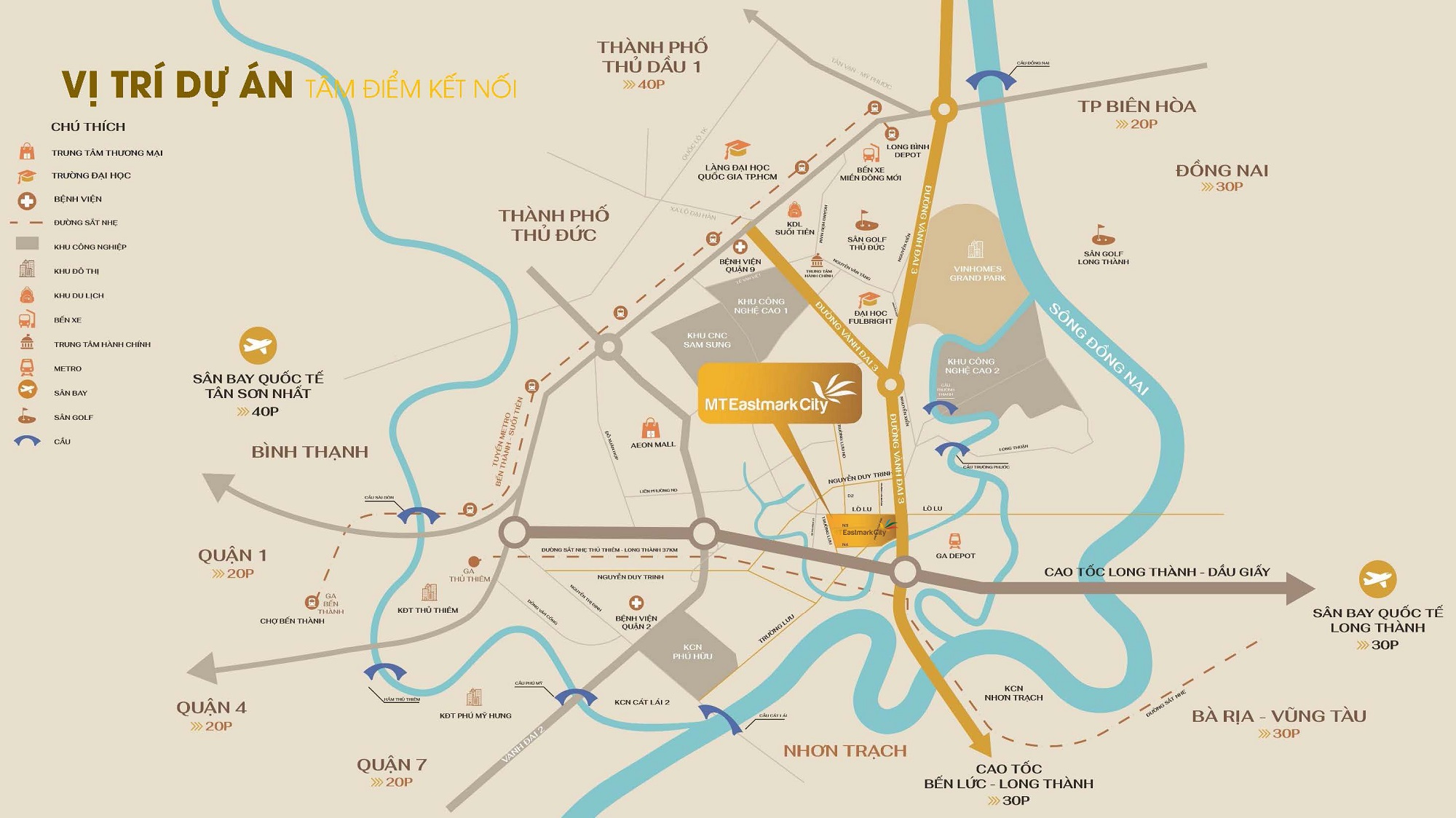 Vị trí Căn hộ MT EastMark City