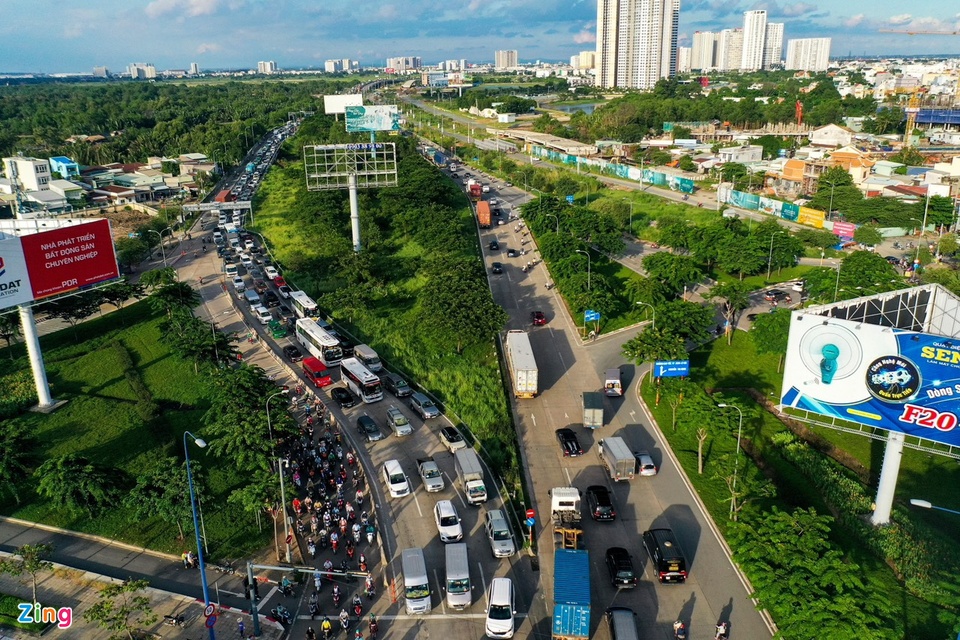 Khu vực nút giao An Phú. Ảnh Quỳnh Danh
