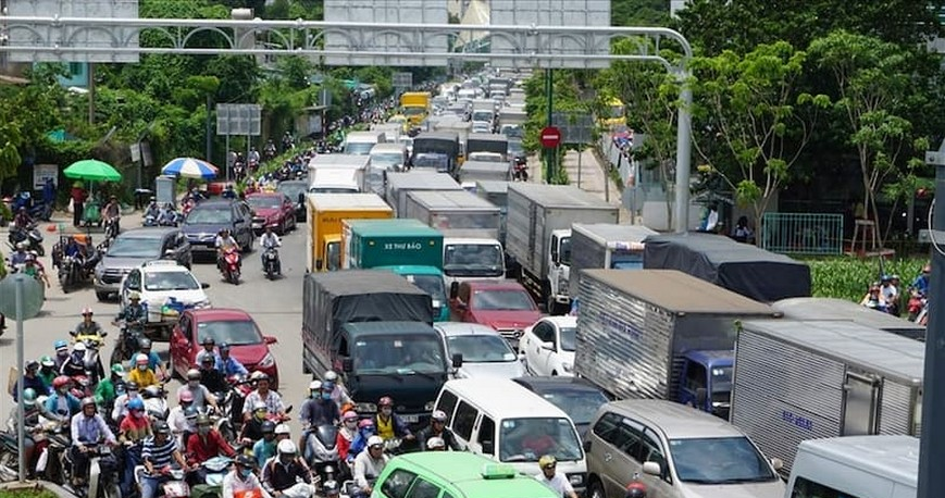 Quy Hoạch Mở Rộng Đường Nguyễn Duy Trinh, TP Thủ Đức Tắc nghẽn giao thông thường xuyên tại đường Nguyễn Duy Trinh