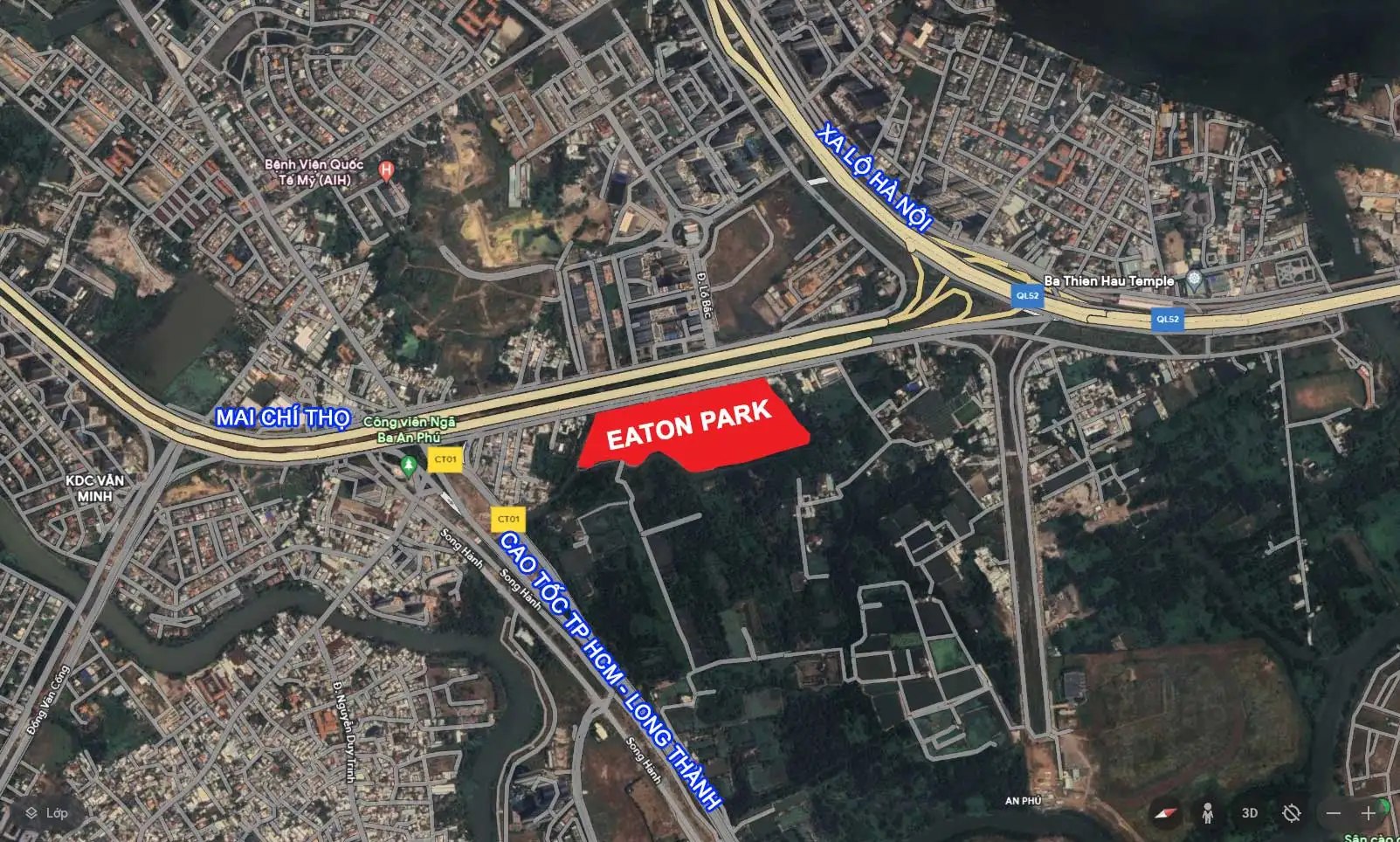 Eaton Park Vị Trí