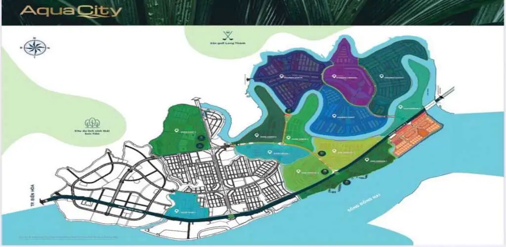 mat bang tong the aqua city