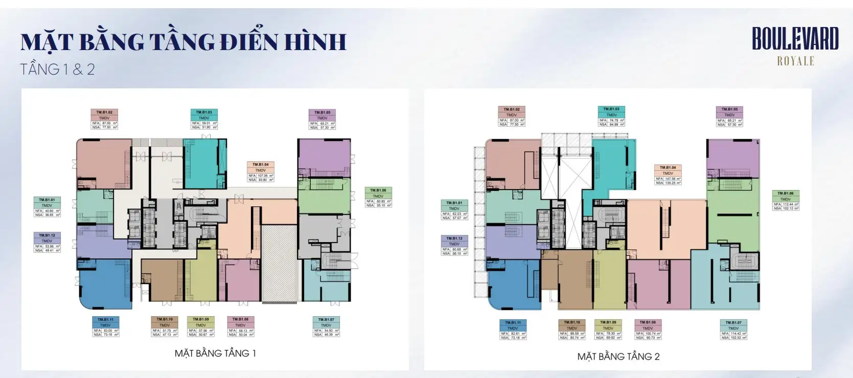 Mặt Bằng Tầng Shophouse