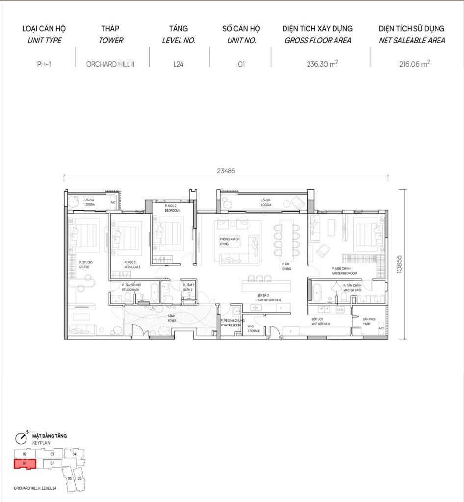 Can Ho Penthouse Orchard Hill 1
