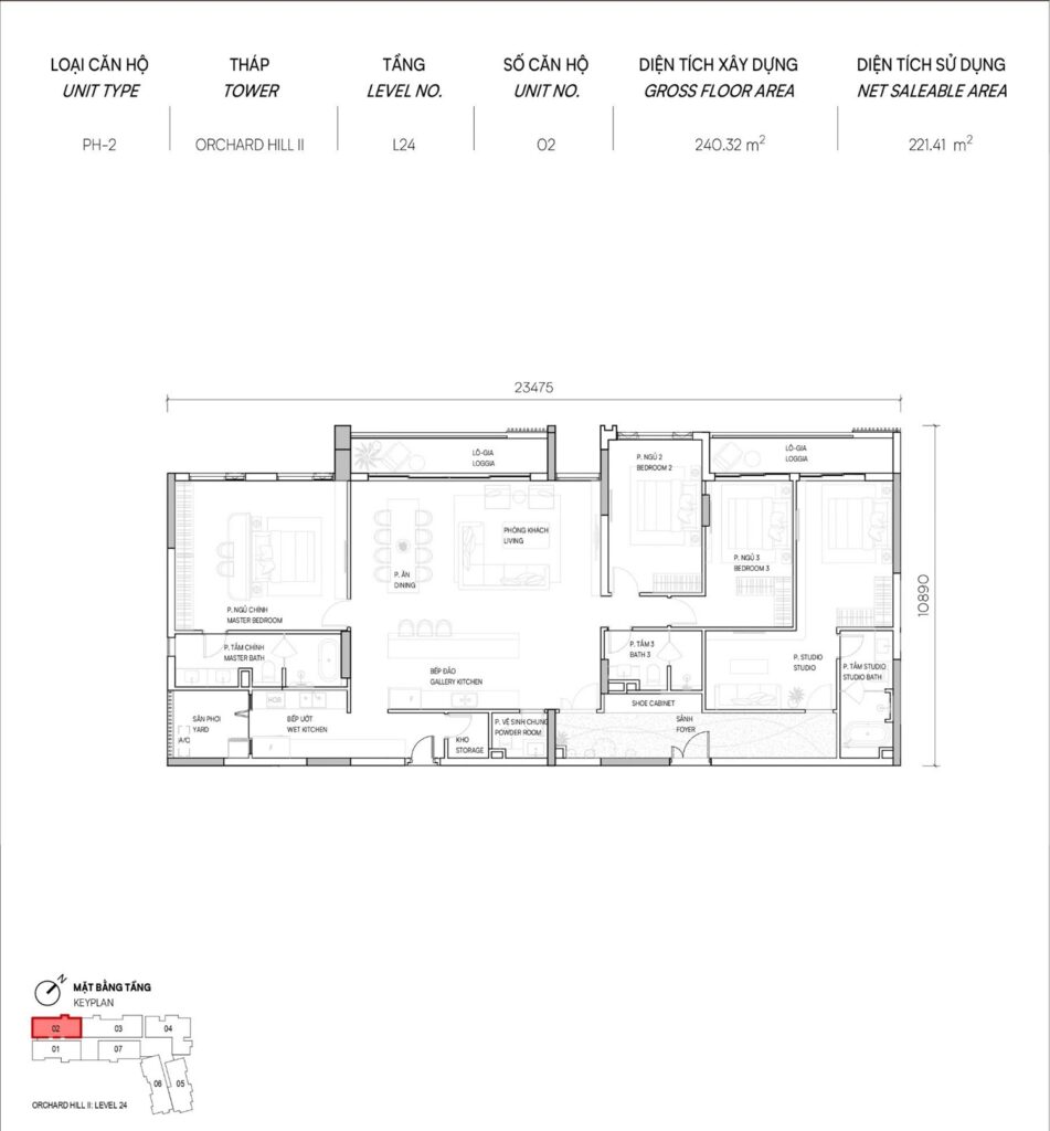 Can Ho Penthouse Orchard Hill 2