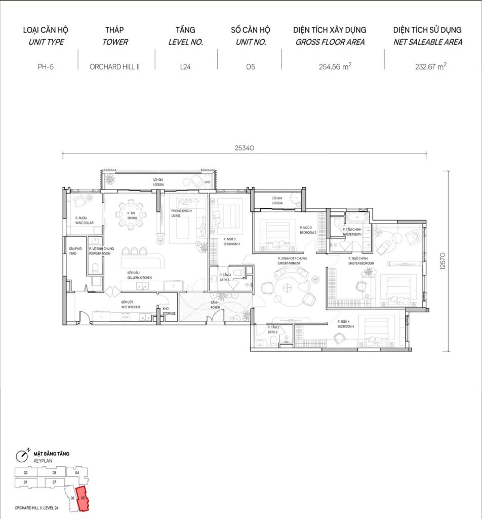 Can Ho Penthouse Orchard Hill 5