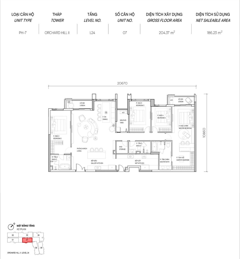 Can Ho Penthouse Orchard Hill 7