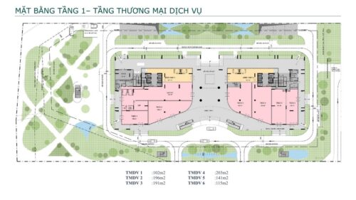 Mặt Bằng Tầng Dự án Chung Cư Essensia Nam Sài Gòn