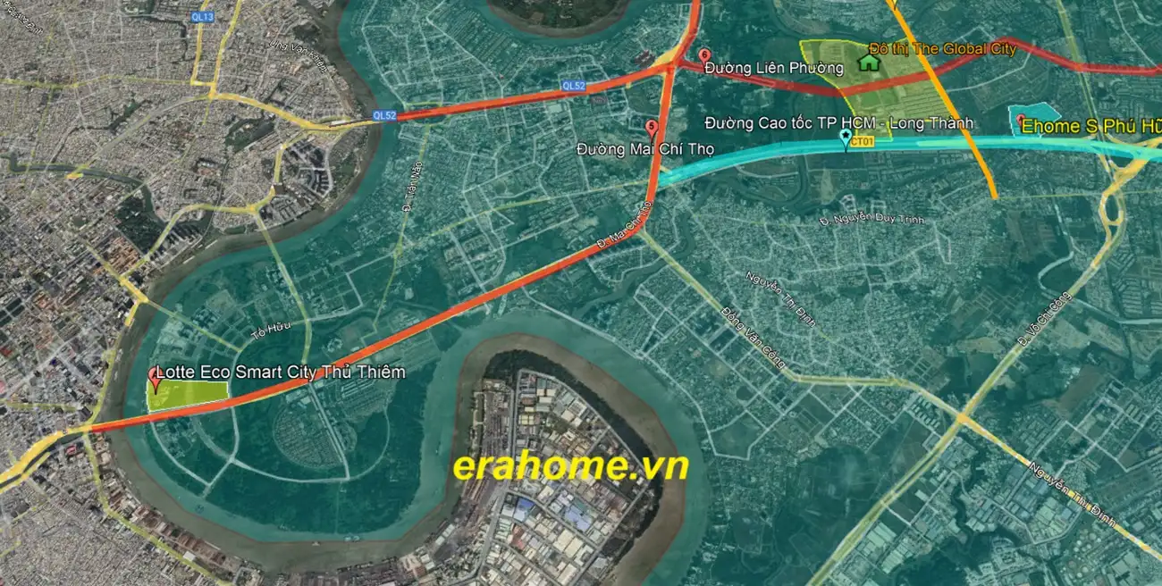 Vị Trí Lotte Eco Smart City Thủ Thiêm